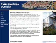 Tablet Screenshot of kusaloguesthouse.com